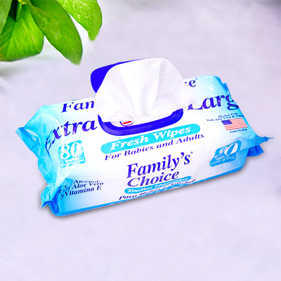 Adult hand mouth cleaning wet wipes