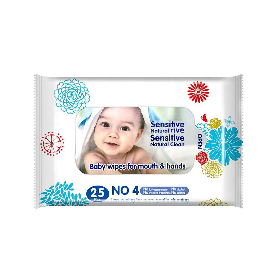 Hot Selling Super affordable 100pcs Wet Wipes for Baby Sensitive Wholesale 99 Water Mouth Hand Wet Wipes