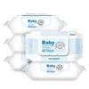 OEM ODM Biodegradable Paper Packaging Antibacterial Sensitive 100% Bamboo baby Wet Wipes Cleaning eco hand wet baby wipes